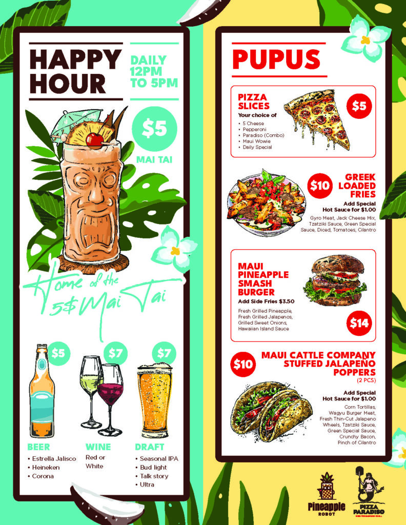 Happy Hour Menu